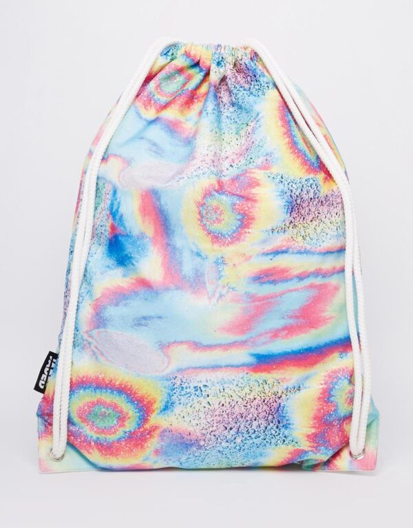 Backpack in Holigraphic Swirl Print