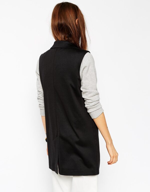 SLEEVELESS PONTE BLAZER