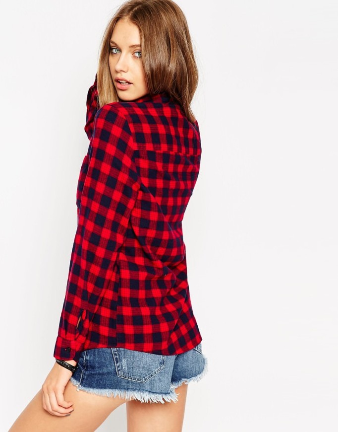 red check shirt ladies