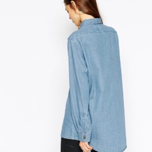 Denim Boyfriend Shirt in Pretty Vintage Wash