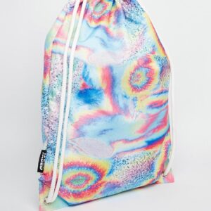 Backpack in Holigraphic Swirl Print