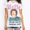 Tunic T-Shirt with Lionel Richie Print