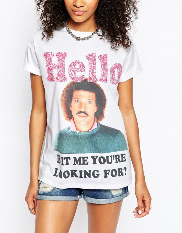 Tunic T-Shirt with Lionel Richie Print